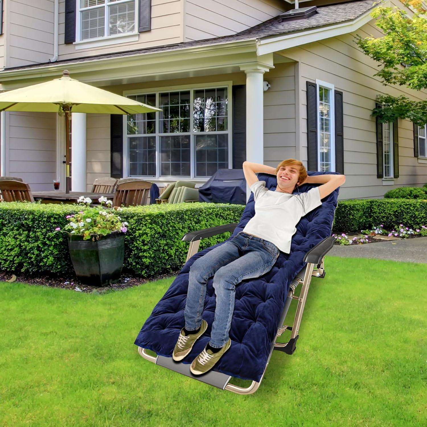 Almohadilla de Cama Plegable REDCAMP 190.5x71.1cm Terciopelo