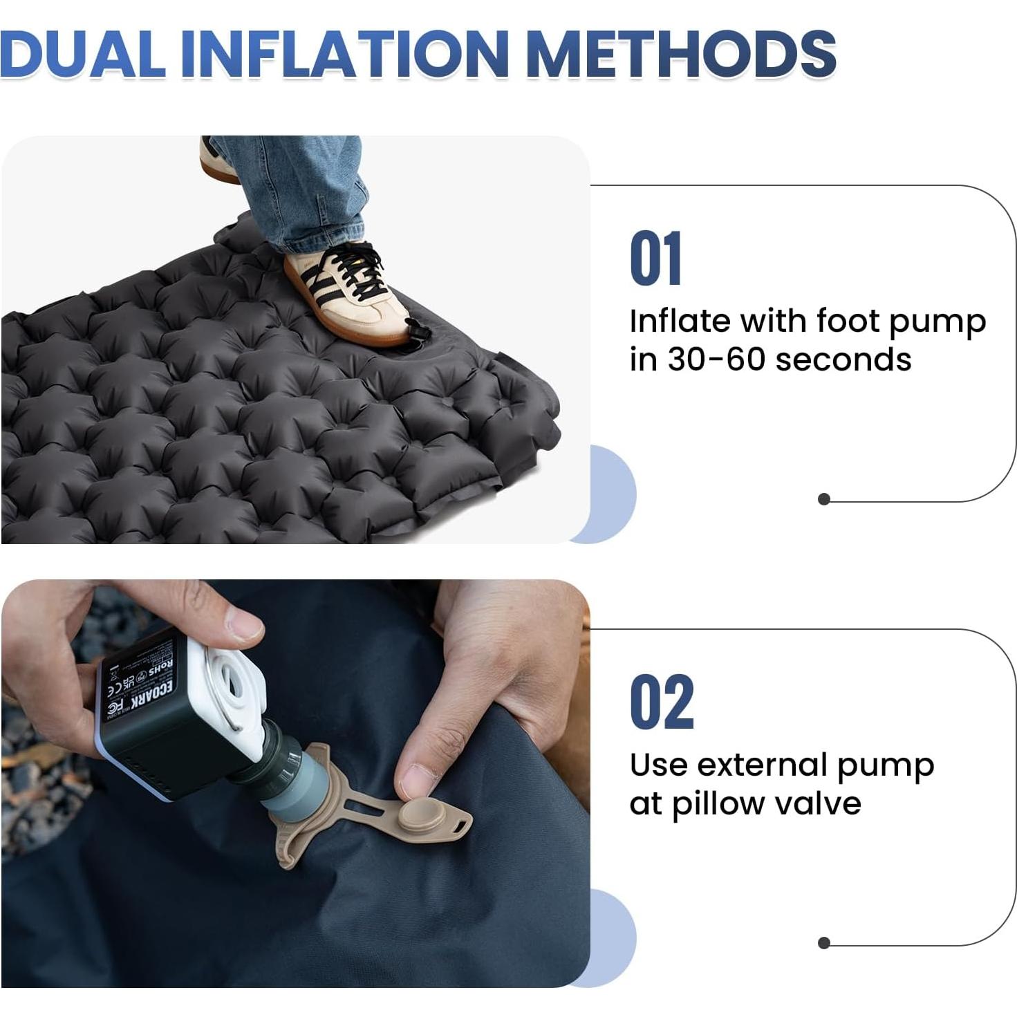 Almohadilla de Dormir ONETIGRIS BLACKCRYSTAL 196x60 cm Ultraligera