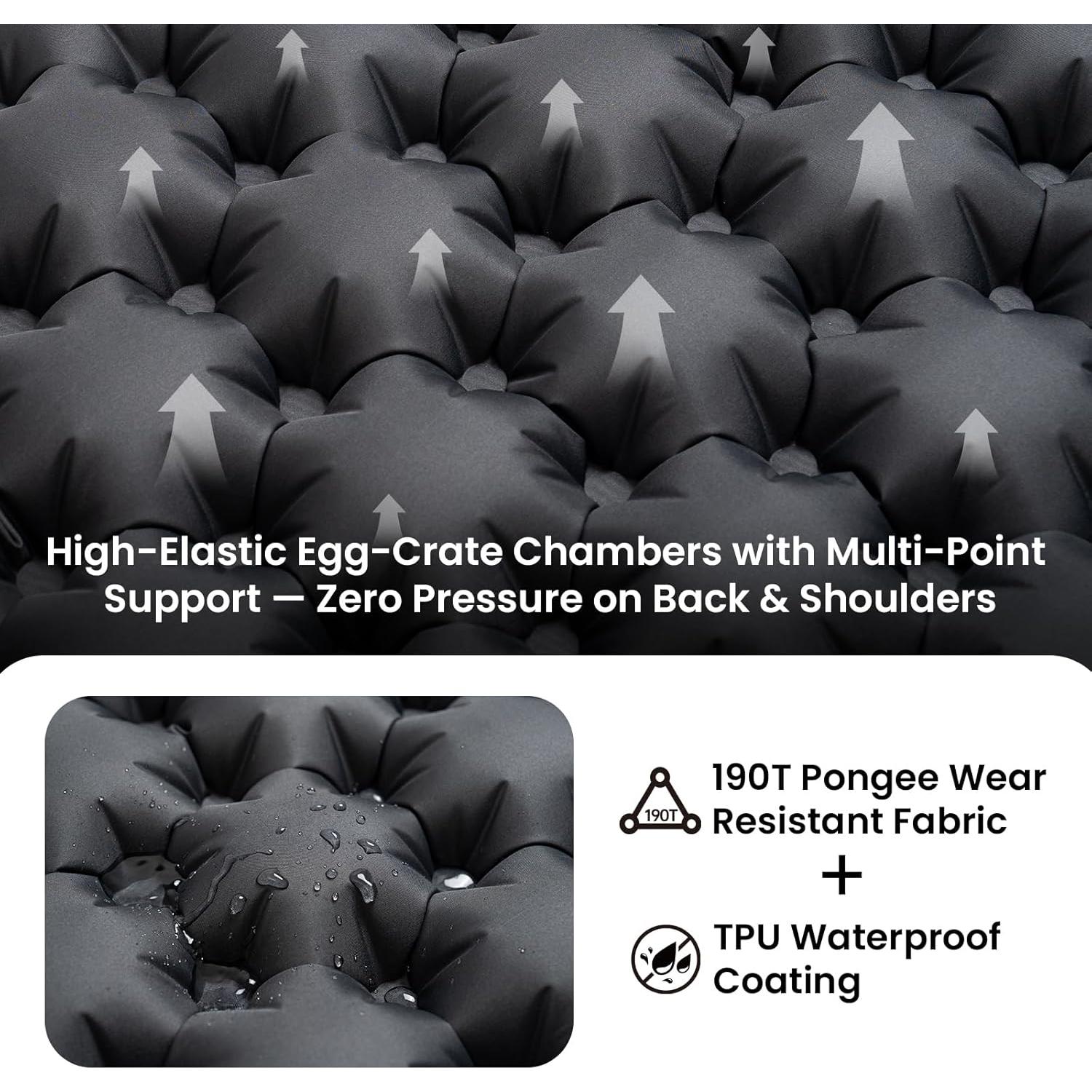 Almohadilla de Dormir ONETIGRIS BLACKCRYSTAL 196x60 cm Ultraligera