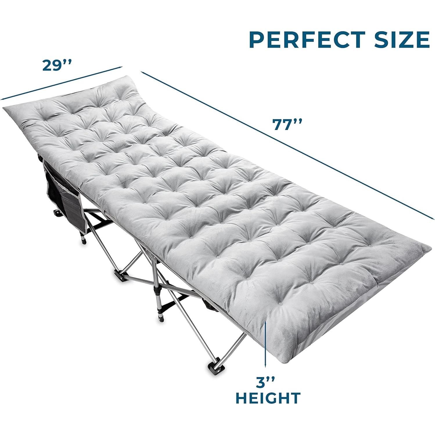 Colchón de Camping Zento Deals 7.62 cm Espuma Plegable Gris