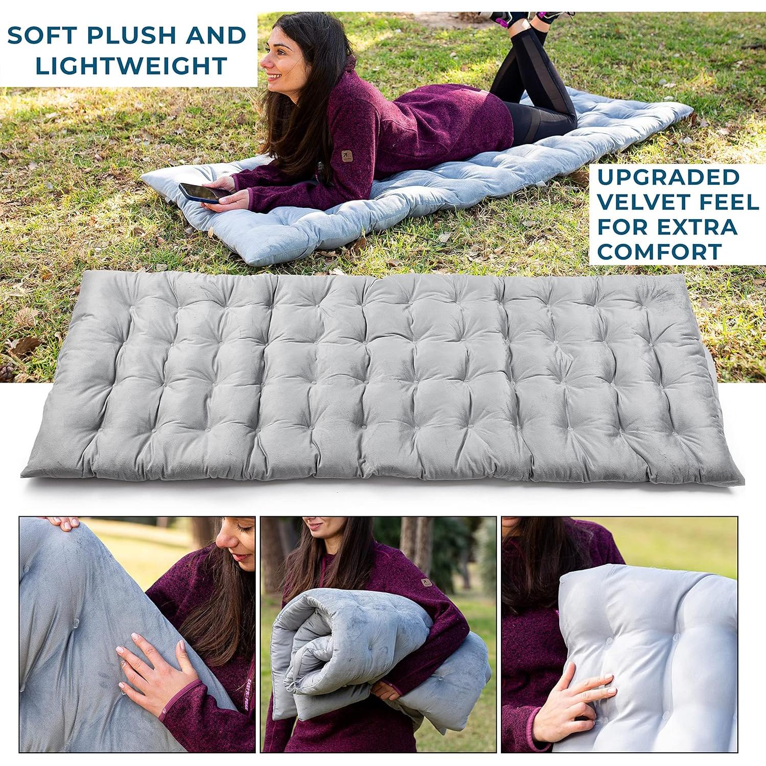 Colchón de Camping Zento Deals 7.62 cm Espuma Plegable Gris