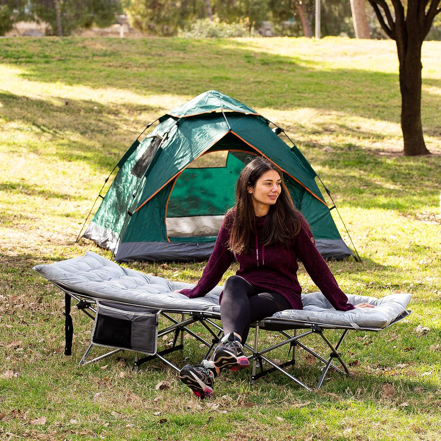 Colchón de Camping Zento Deals 7.62 cm Espuma Plegable Gris