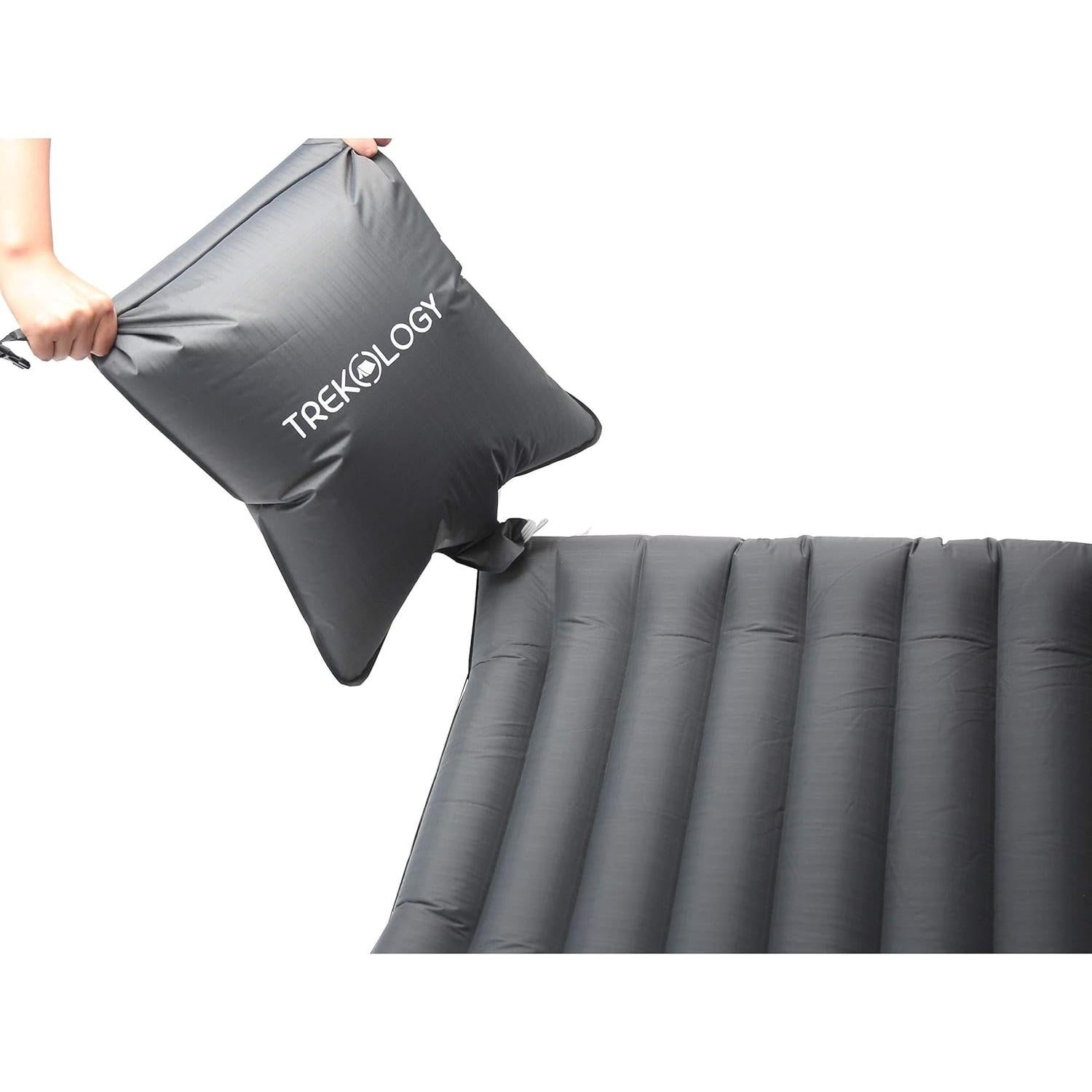 Colchón Inflable de Camping Trekology UL80 + Bomba 30L