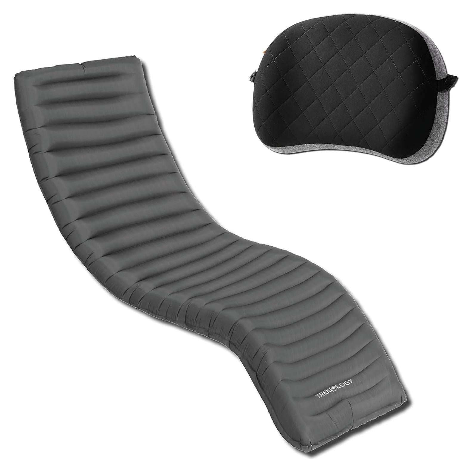 Colchón Inflable Ultraligero UL80 y Almohada Aluft Trekology