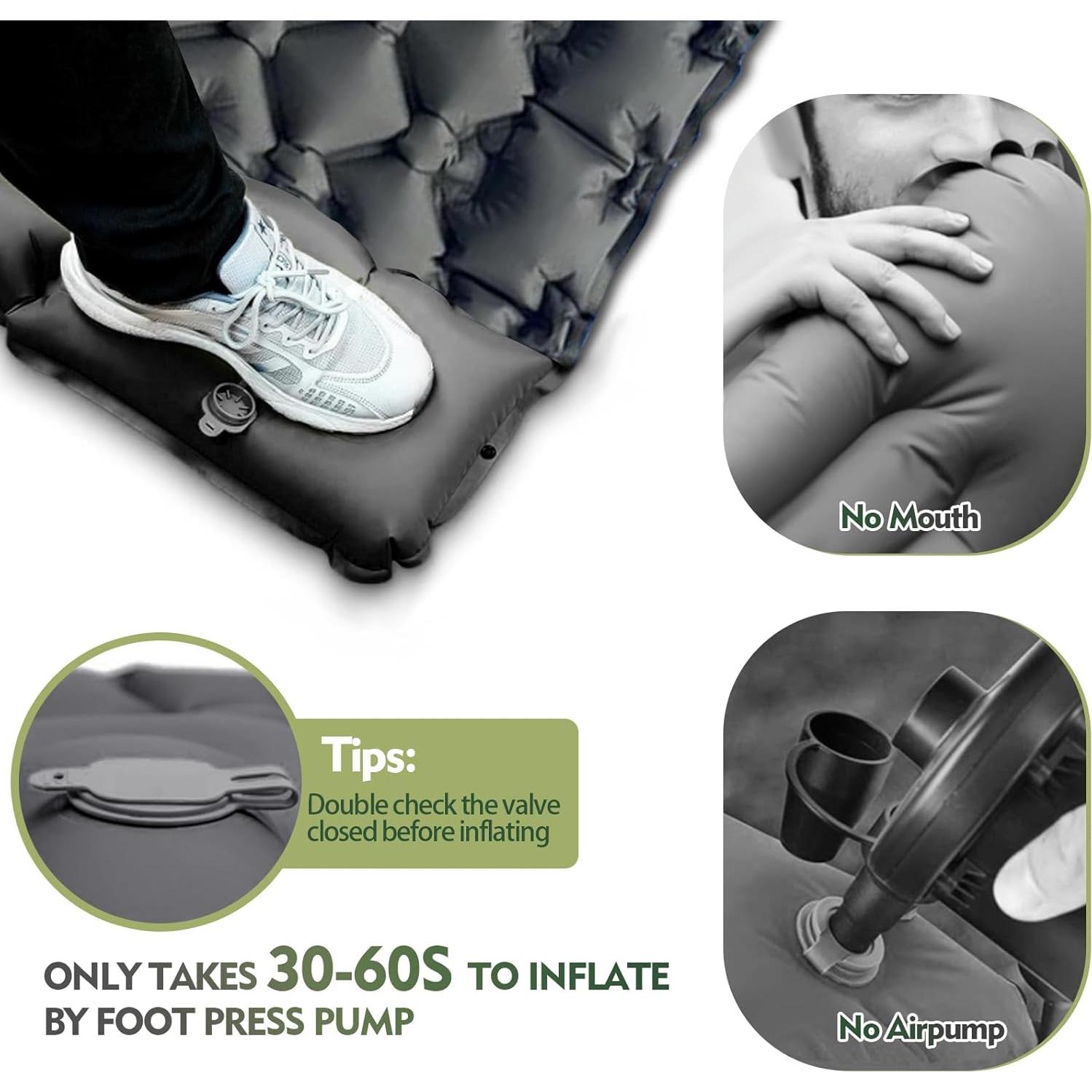 Colchoneta de Camping Blackpongo BG2413 Ultraligera 192.5x68cm