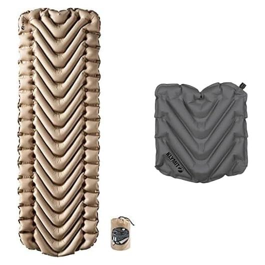 Klymit Pad Inflable Aislado Estático V + Cojín V-Seat