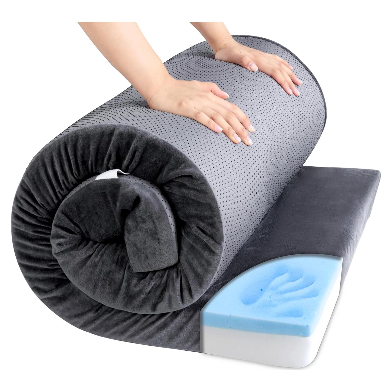 Colchón de Camping HOMBYS Espuma Viscoelástica 3" Impermeable