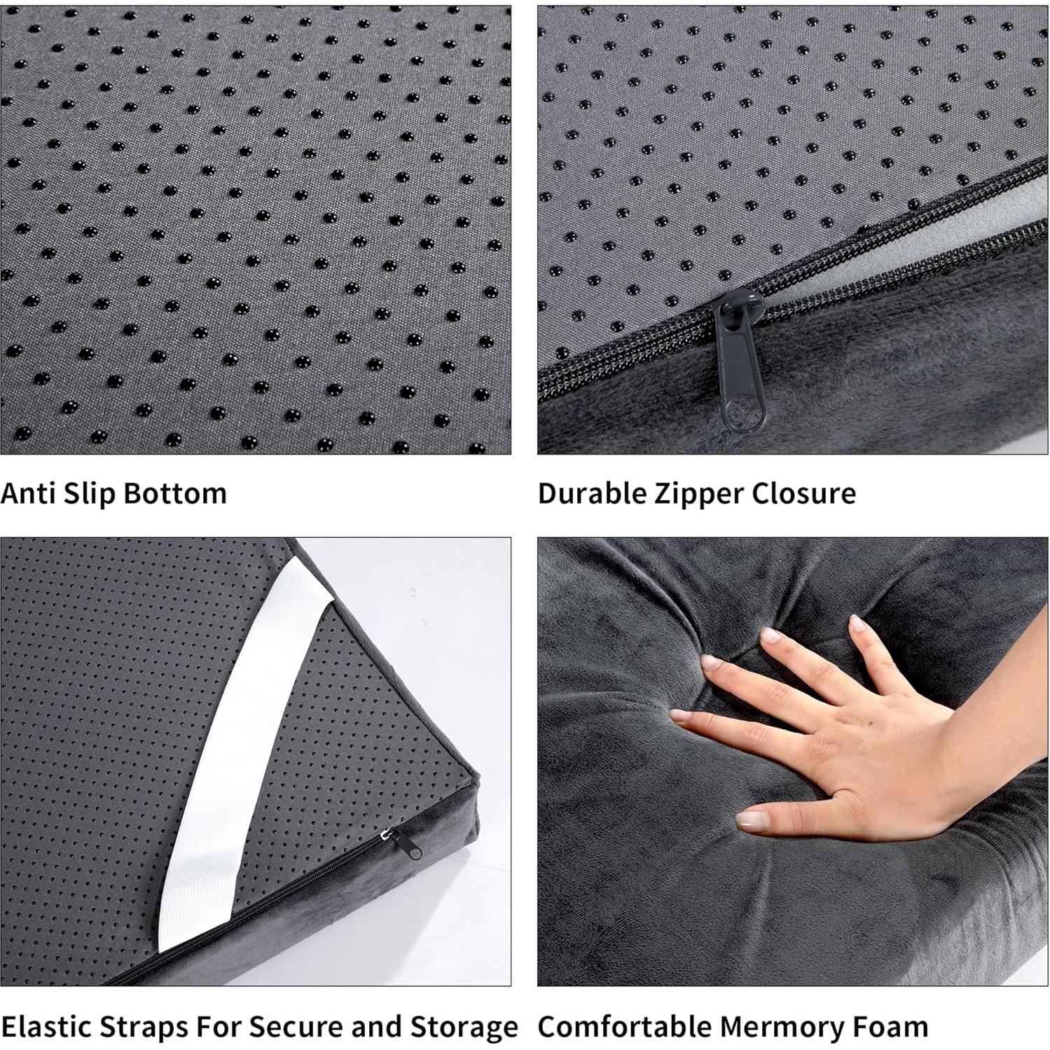 Colchón de Camping HOMBYS Espuma Viscoelástica 3" Impermeable