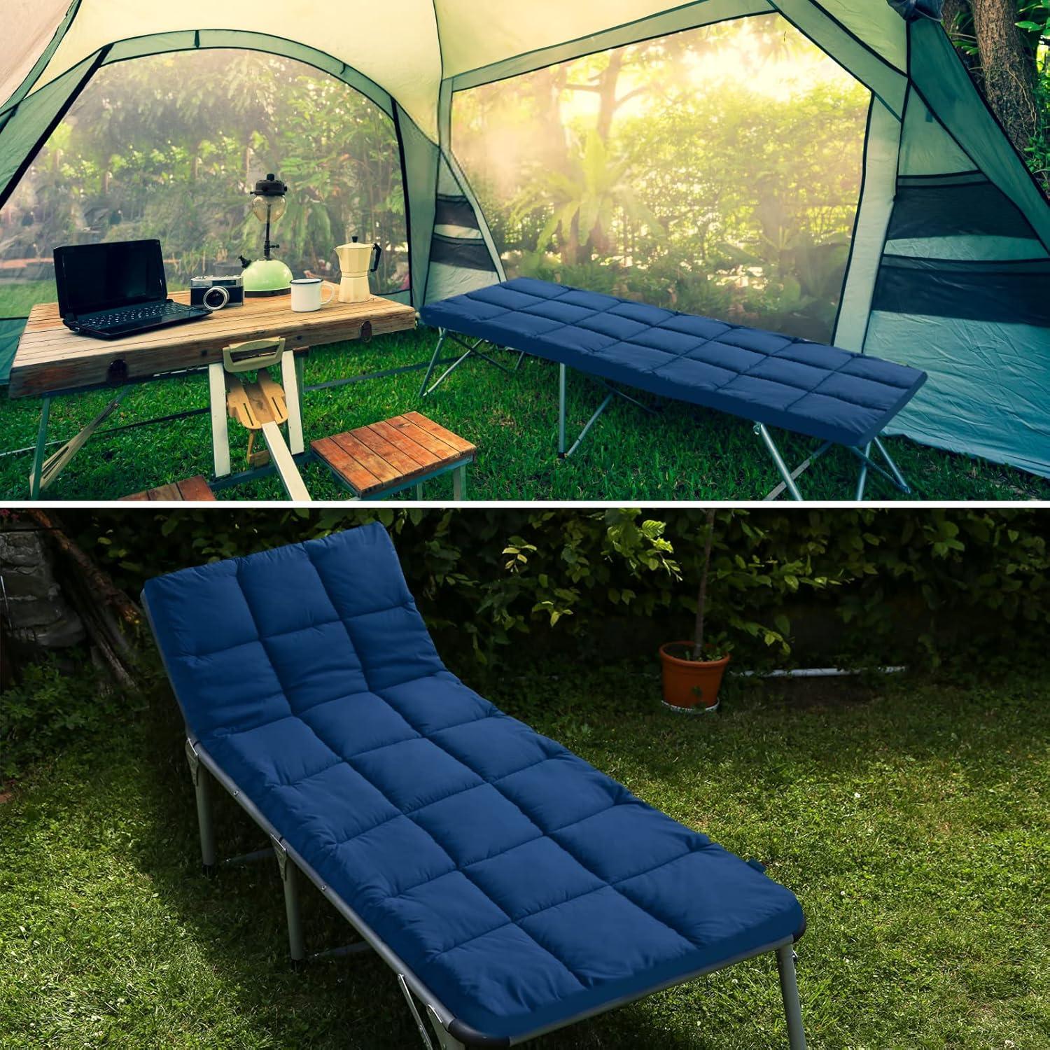 Colchón Plegable SPRINGSPIRIT 190.5x76.2cm Negro Acolchado