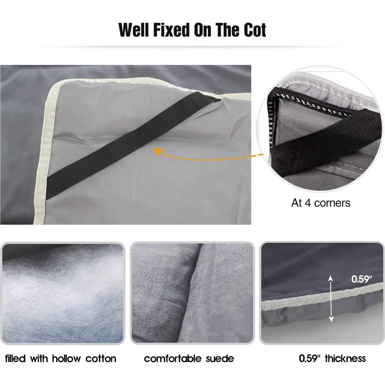 Almohadilla de Camping LITA XL 190.5x71.1 cm Suave Algodón