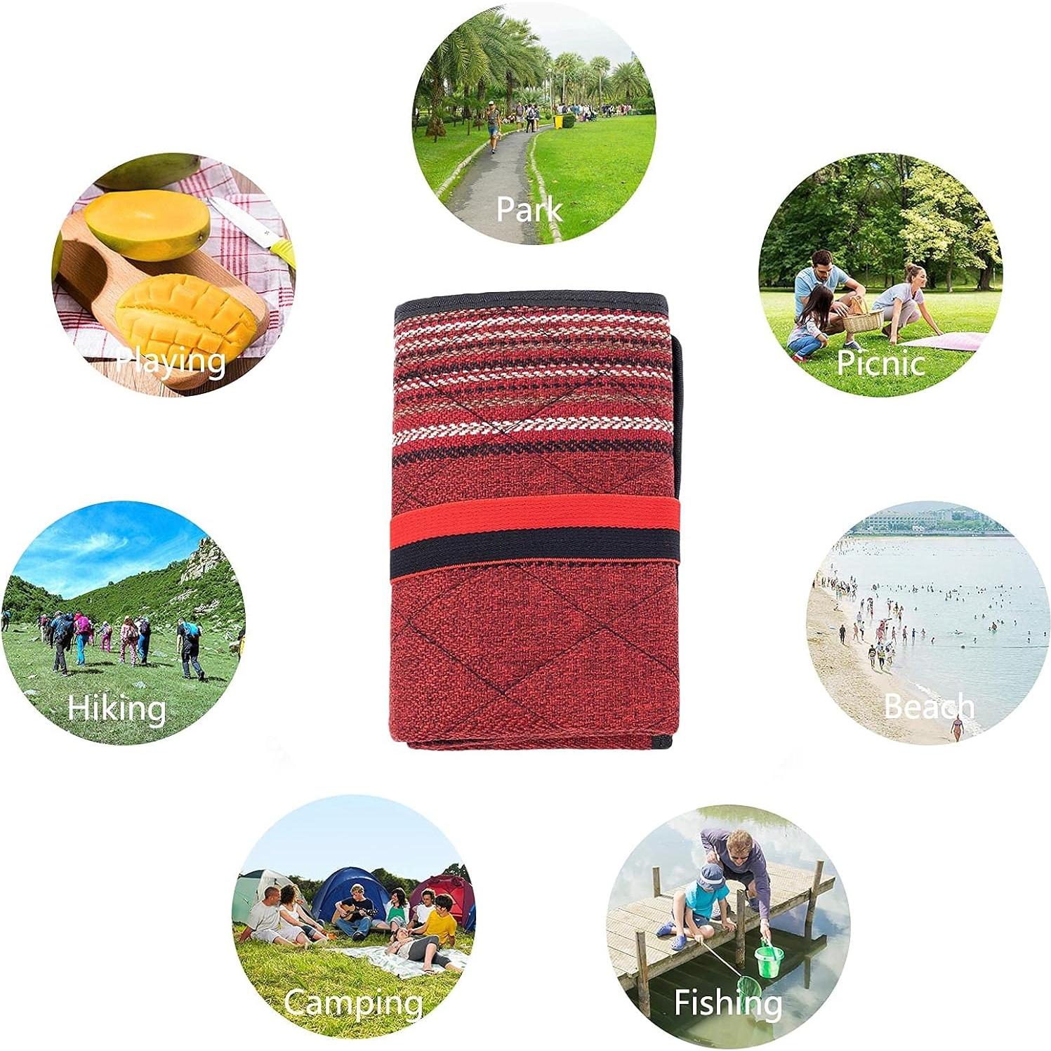 Alfombrilla de Asiento Exterior Aumeter Impermeable Plegable 0.11kg