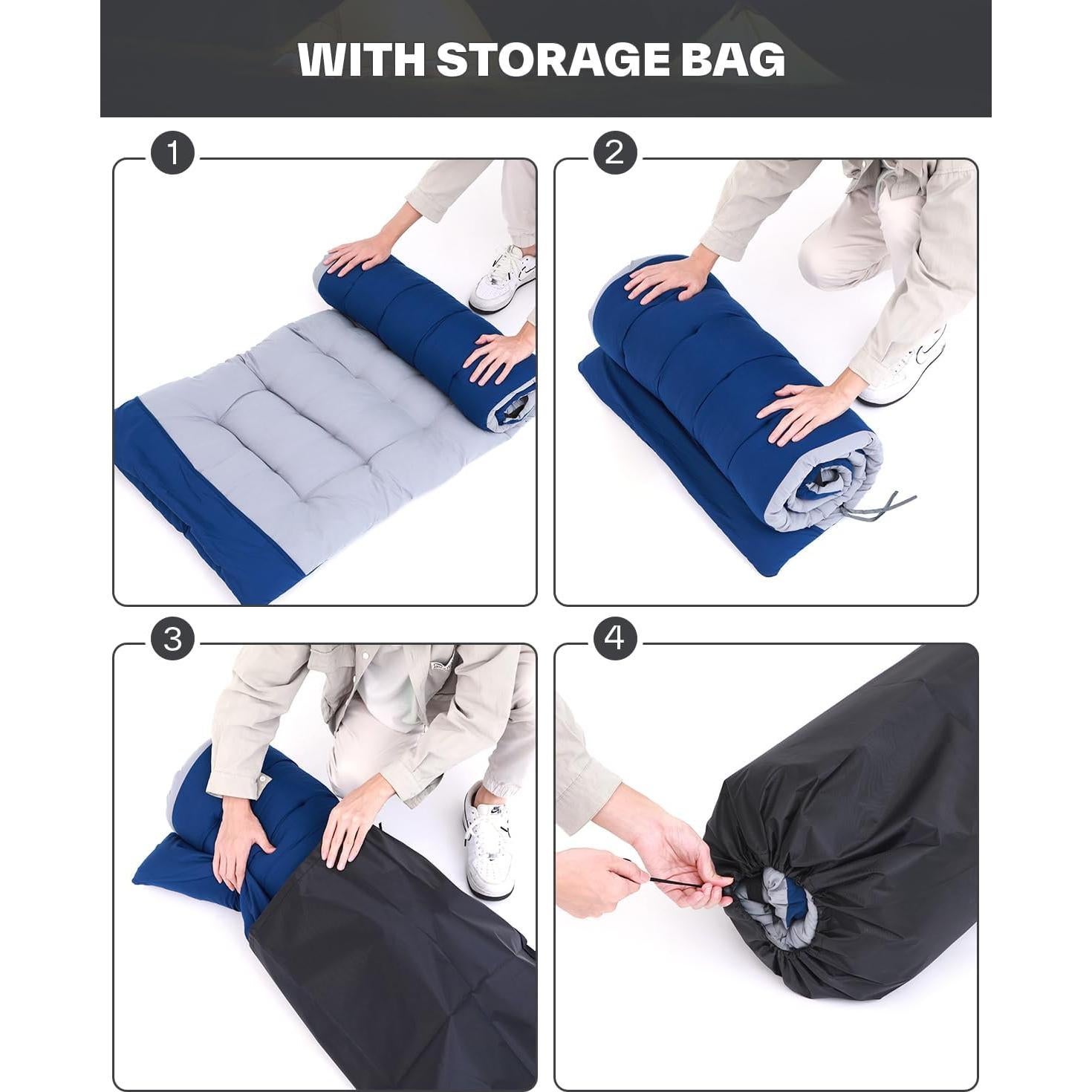 Cama de Camping Sportneer Plegable con Colchón 4.31kg Verde/Gris