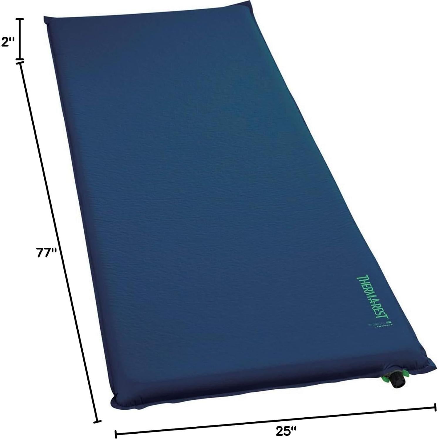 Colchón Autoinflable Therm-a-Rest BaseCamp 182.88x50.8cm Azul
