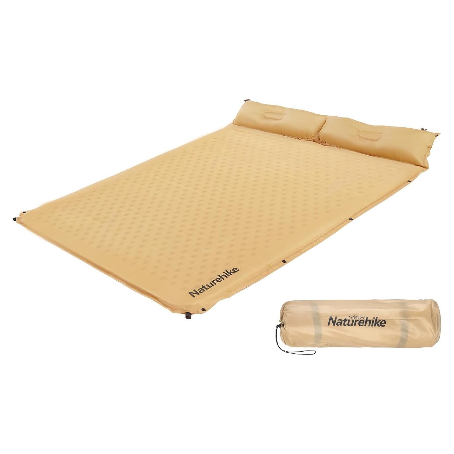 Colchón de Camping Naturehike D02-YN para 2 Personas Amarillo