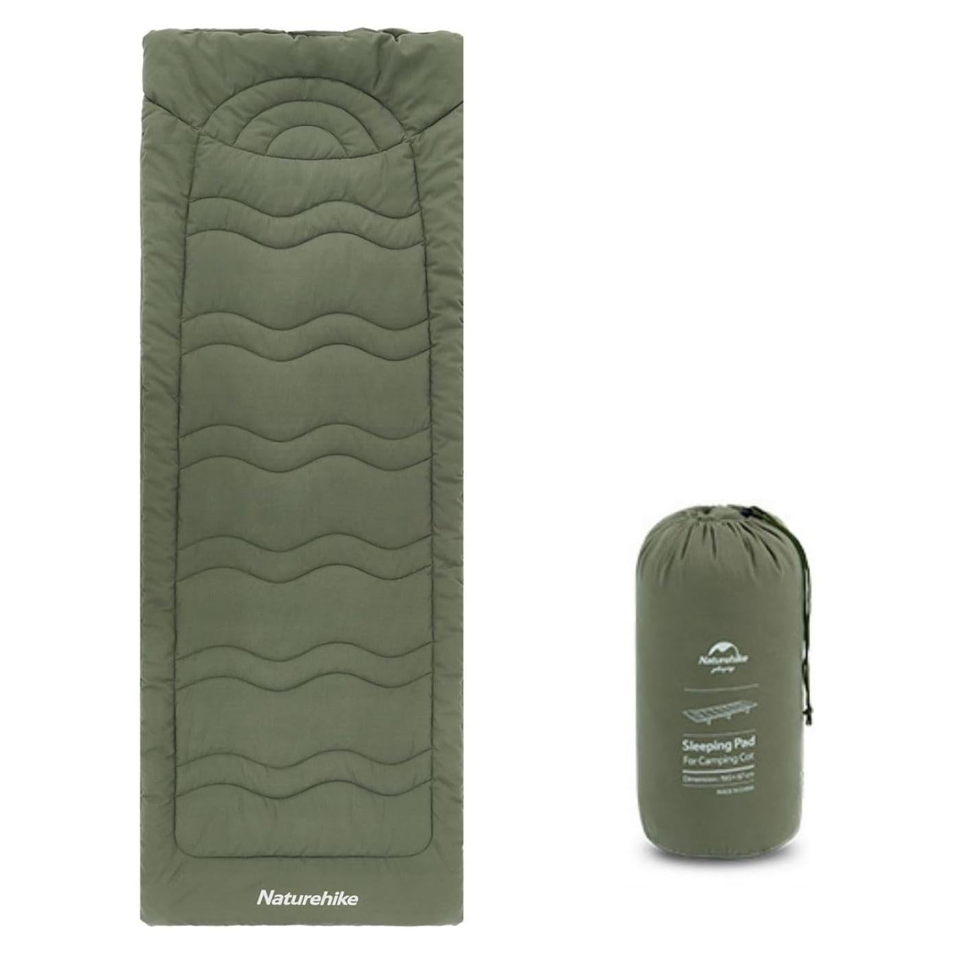 Colchón de Camping Windhike WH-74 Extra Grande Algodón Verde