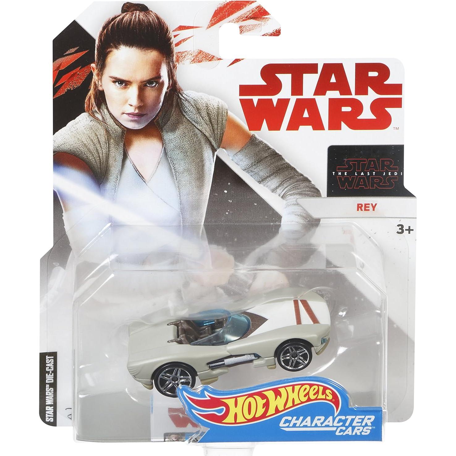Hot Wheels Star Wars Rey Jedi Coche 1:64 Coleccionable