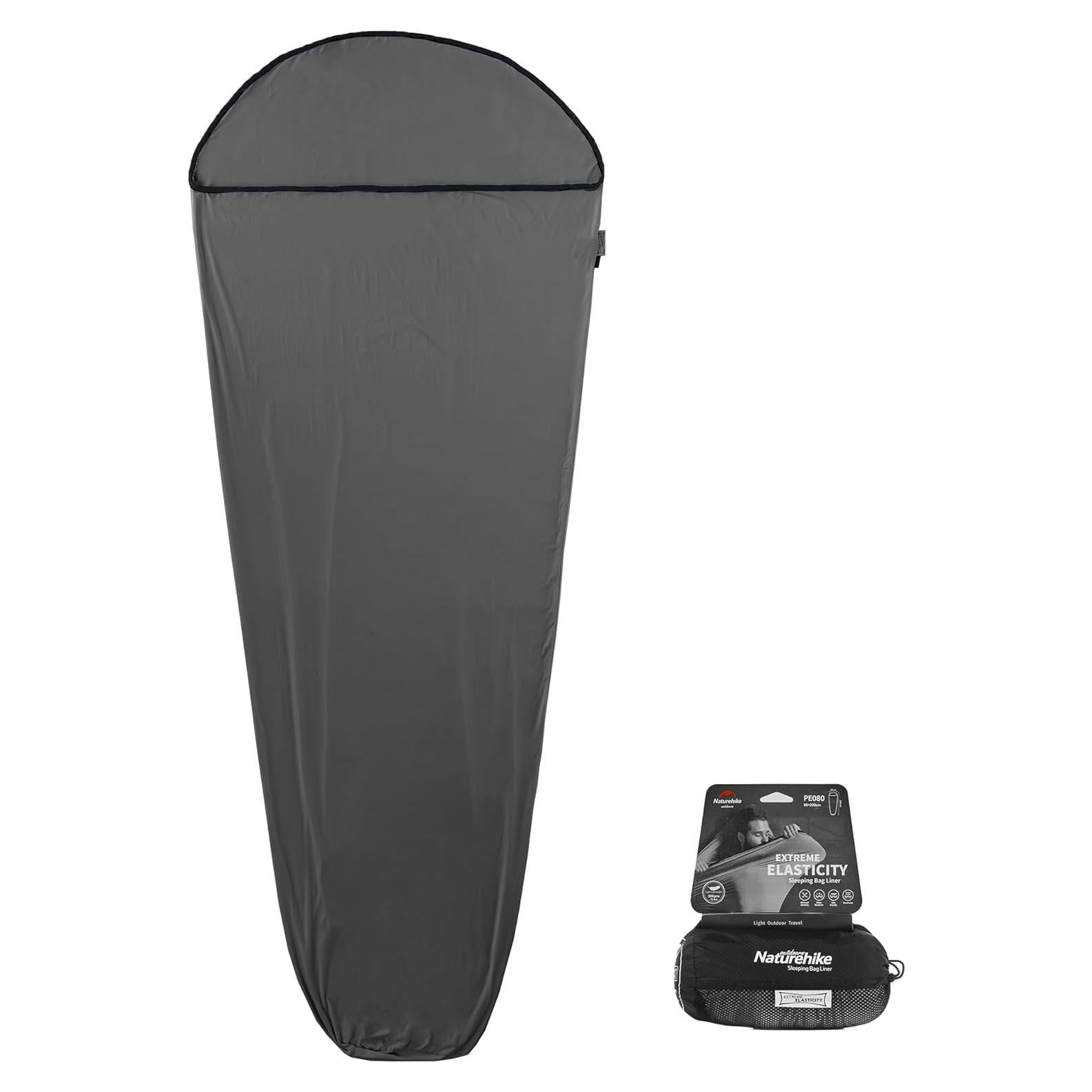 Forro de Saco de Dormir Naturehike Alta Elasticidad 340g Gris