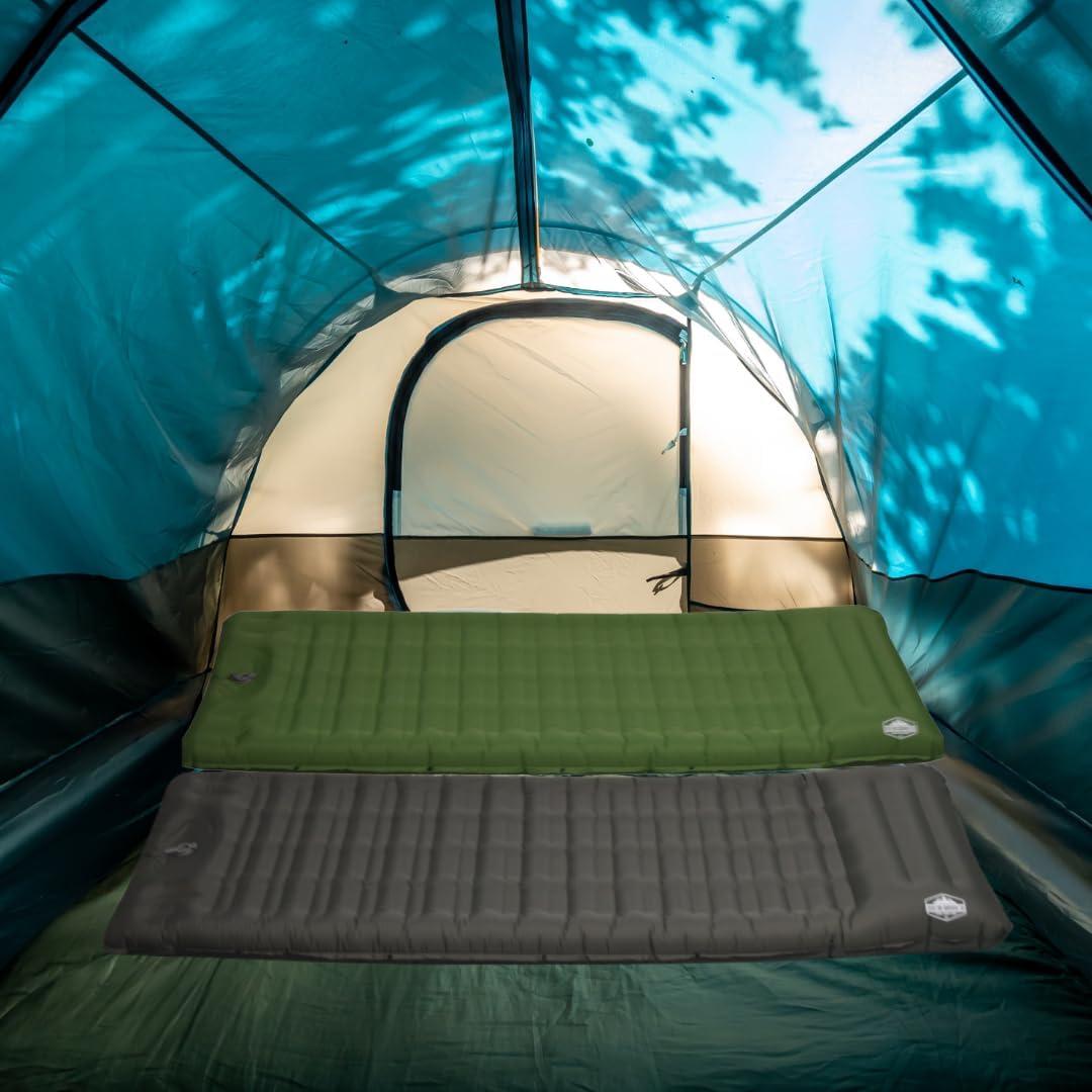 Colchón Inflable Camping SharpSurvival Ultralight 4.7" Gris