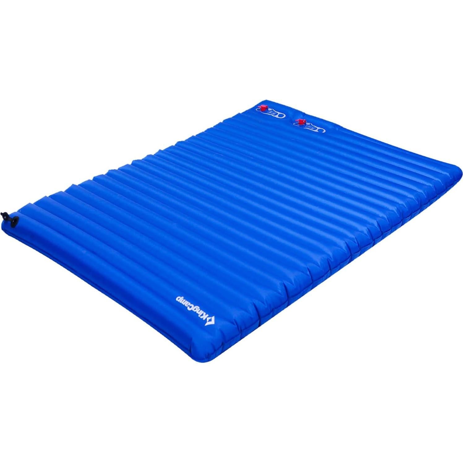 Colchón Inflable Doble KingCamp KM3589 Azul 3.9" Grueso