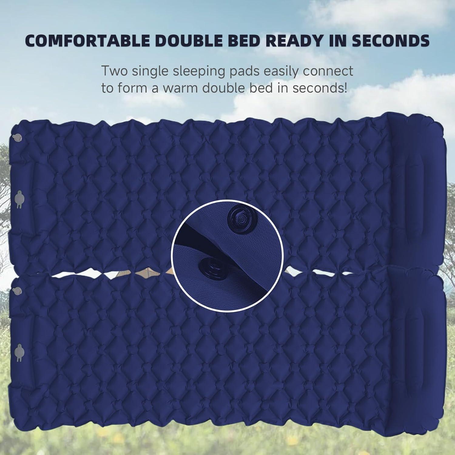 Colchón Inflable Airspirit 220x70cm con Almohada y Bomba