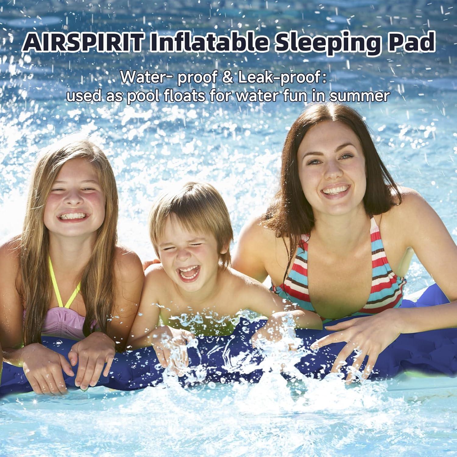 Colchón Inflable Airspirit 220x70cm con Almohada y Bomba