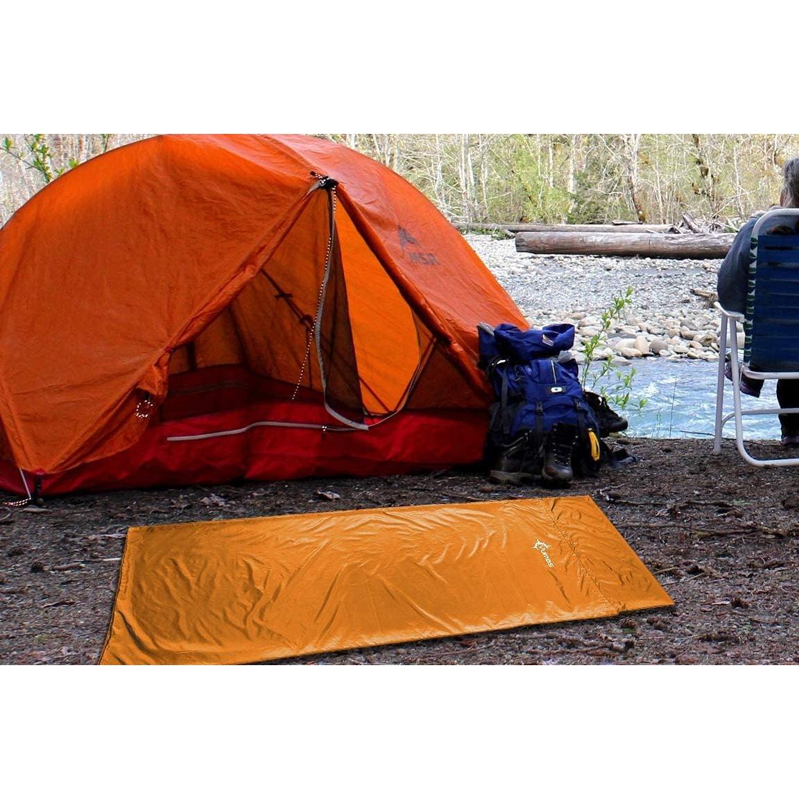 Forro de Saco de Dormir Vumos Naranja 216x85 cm Cierre Completo