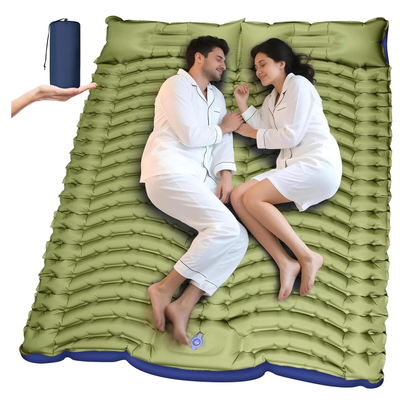 Colchón Inflable Doble Yamokizy 200x135 cm con Almohada