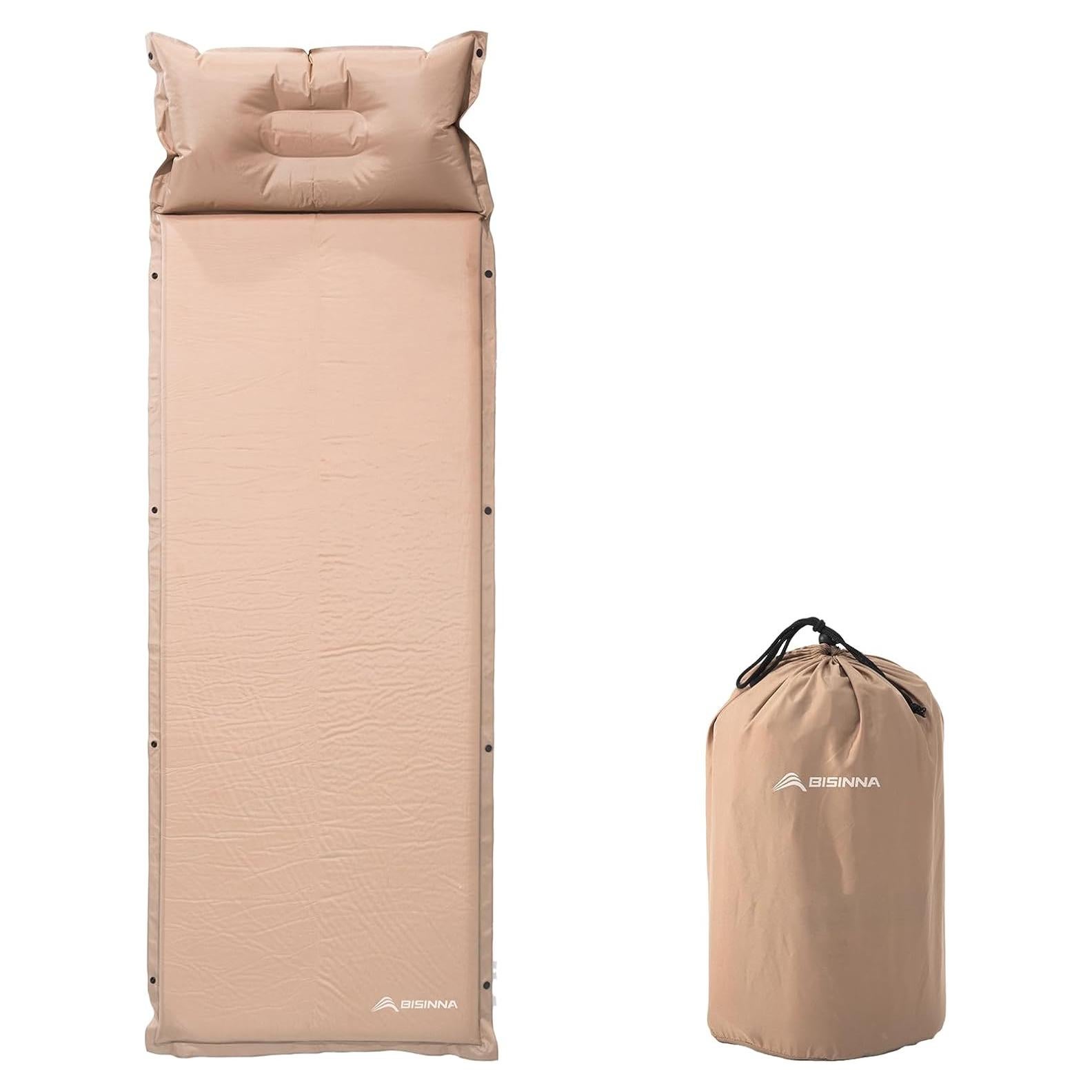 Almohadilla de Dormir Autoinflable BISINNA 3 cm Espesa