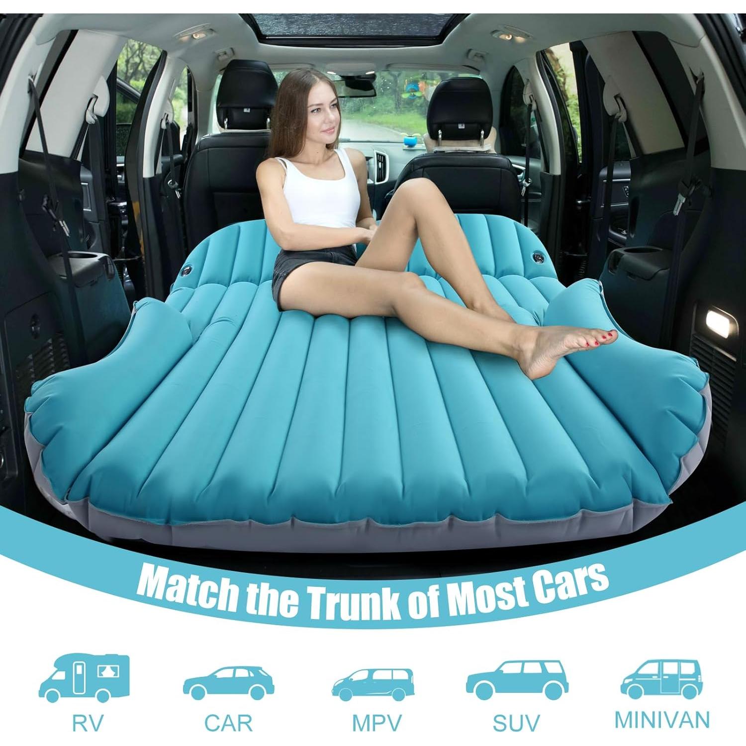 Colchón Inflable SUV KMZ Doble Cara 192x128 cm con Bomba