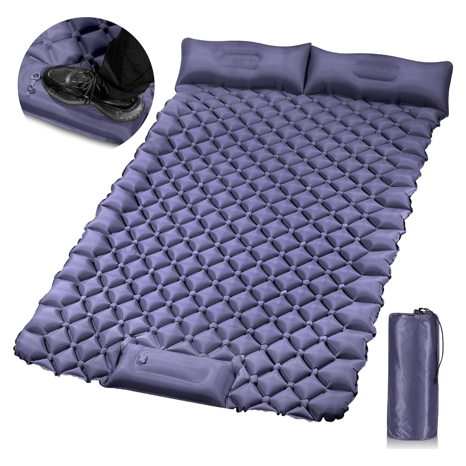 Colchoneta de Camping Doble Chasyatzi 200x102 cm Plegable