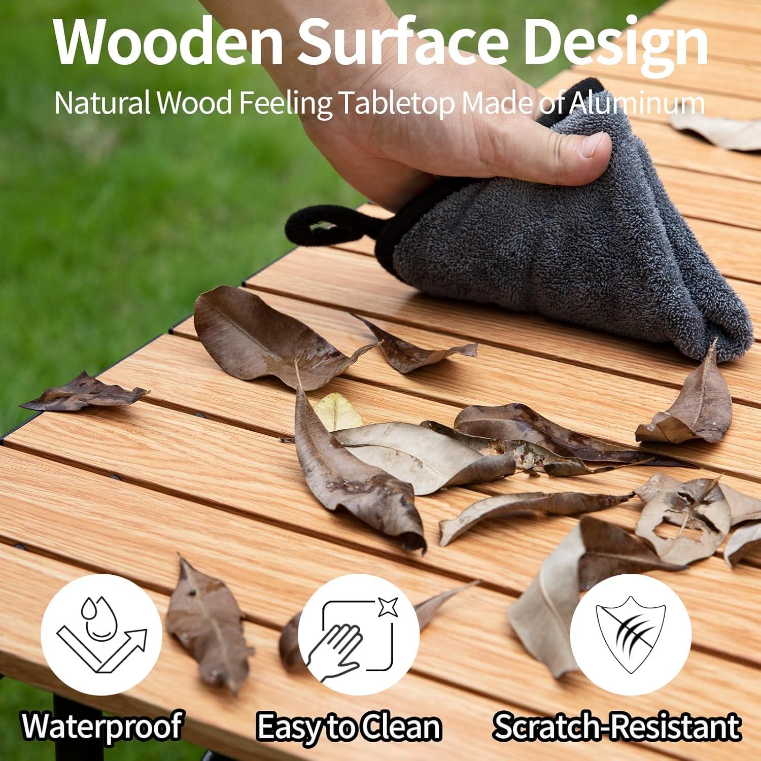 Mesa Plegable de Camping SHANQUAN 94x55cm para 4 Personas