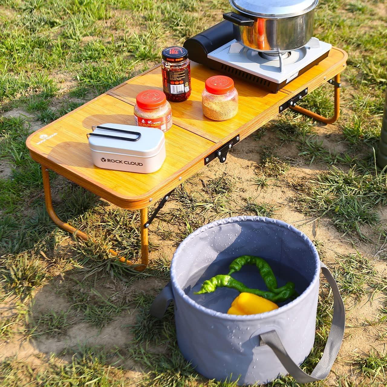 Mesa de Camping Plegable ROCK CLOUD 90x40 cm Ultraligera