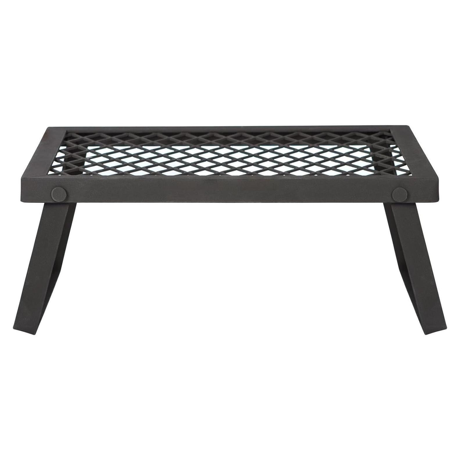 Rejilla de Parrilla Portátil Amazon Basics 49.5x30.5cm Acero Negro