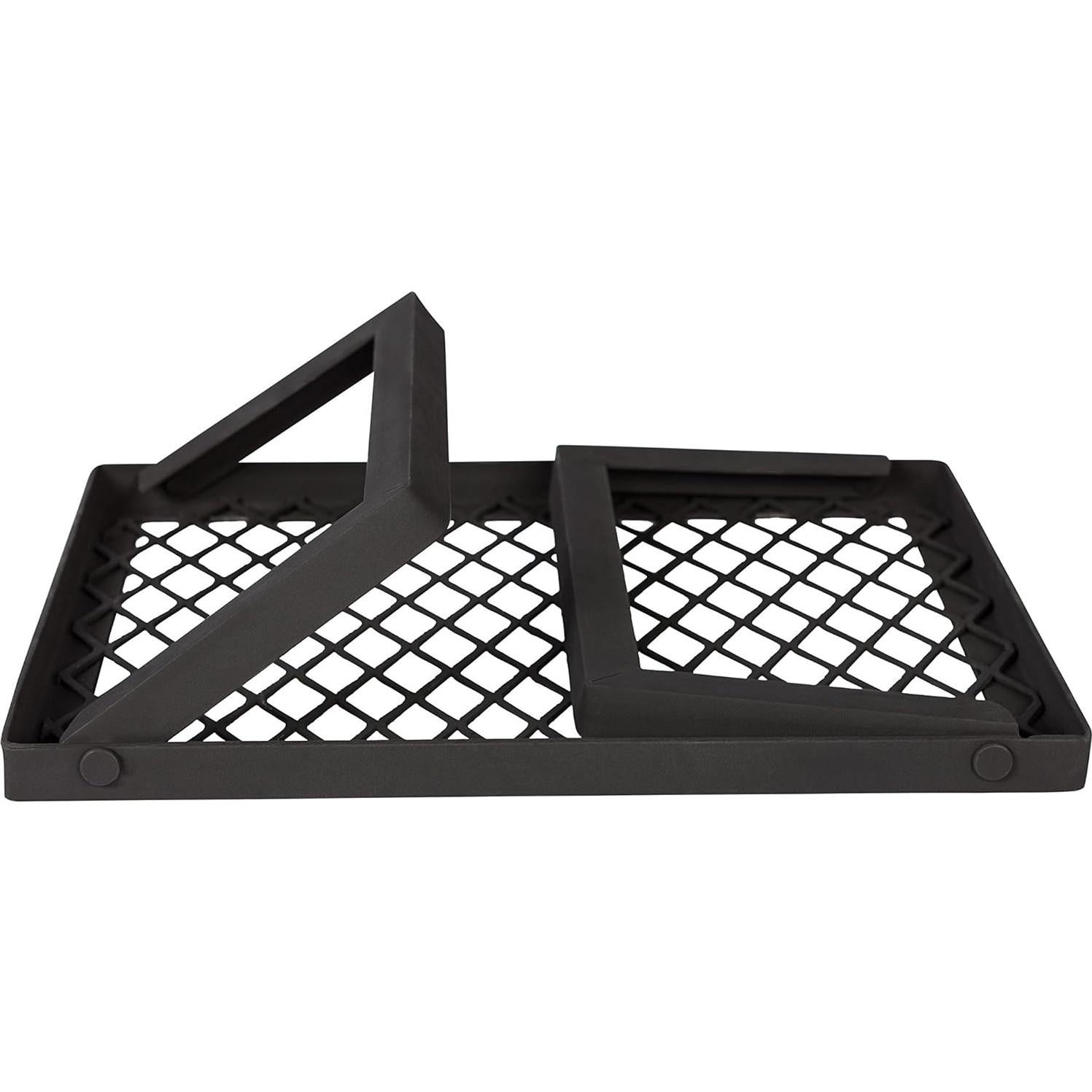 Rejilla de Parrilla Portátil Amazon Basics 49.5x30.5cm Acero Negro