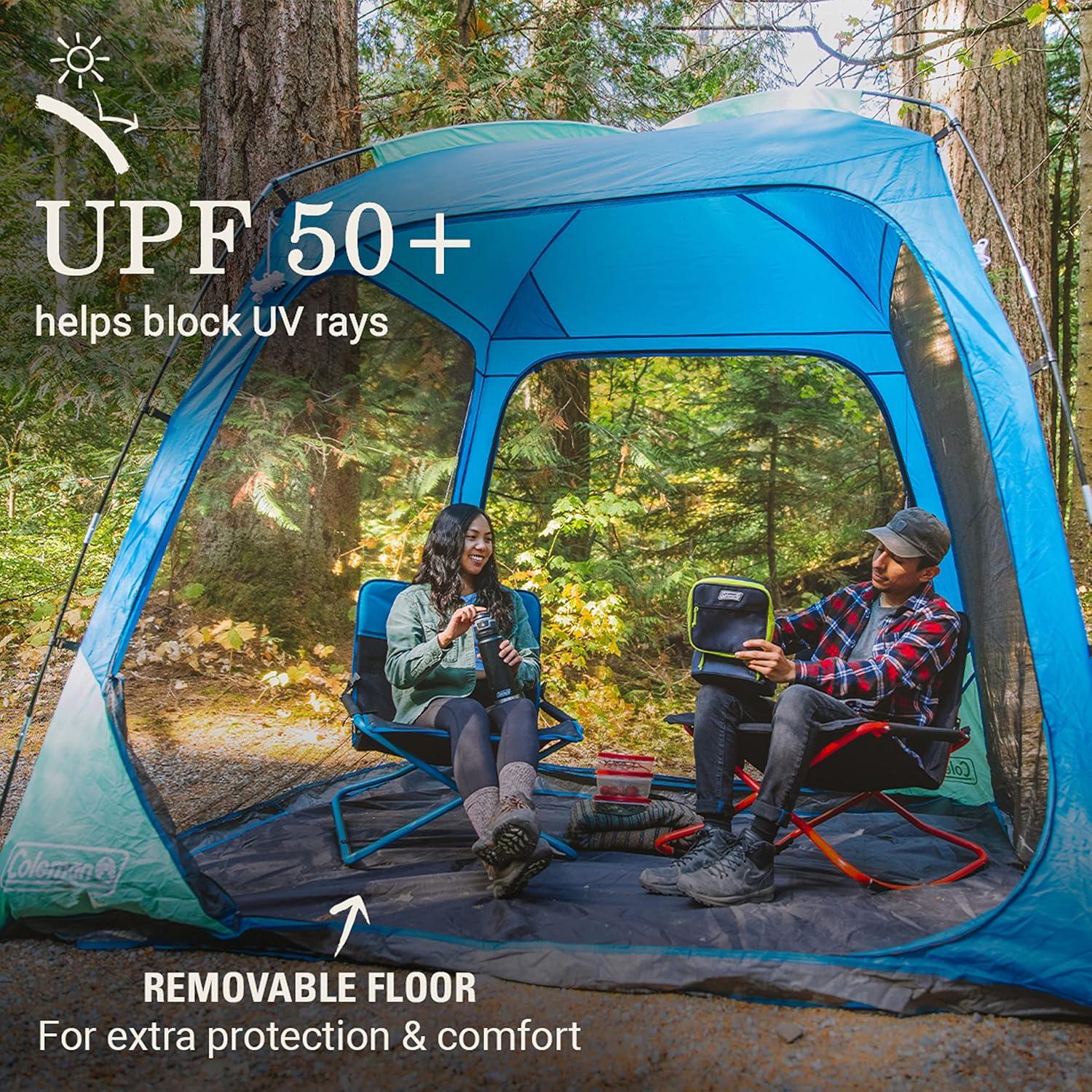 Carpa de Dosel Coleman Skyshade 2.44x2.44m con Pantalla