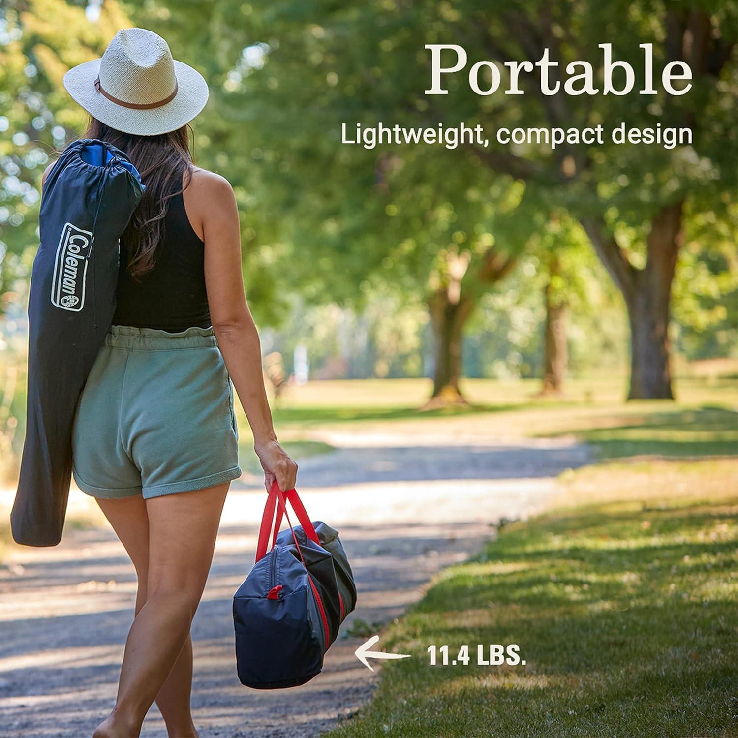 Carpa de Dosel Coleman Skyshade 2.44x2.44m con Pantalla