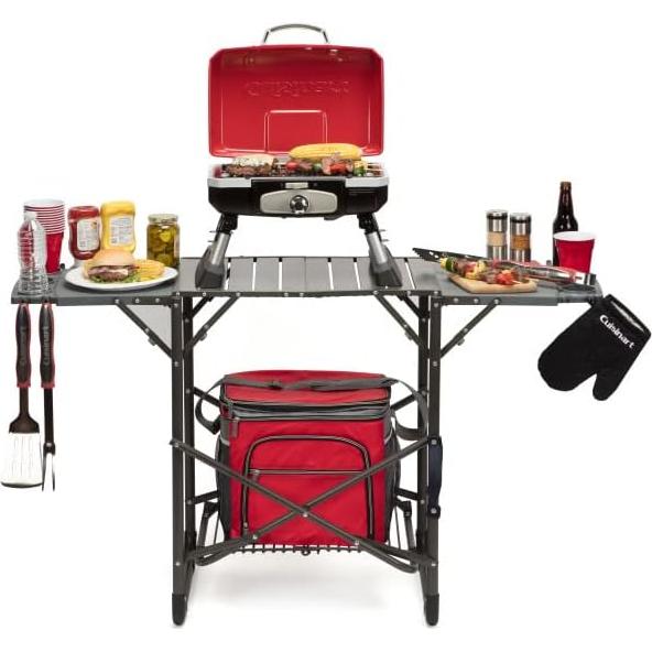 Mesa Plegable Portátil Cuisinart CFGS-222 para BBQ y Camping