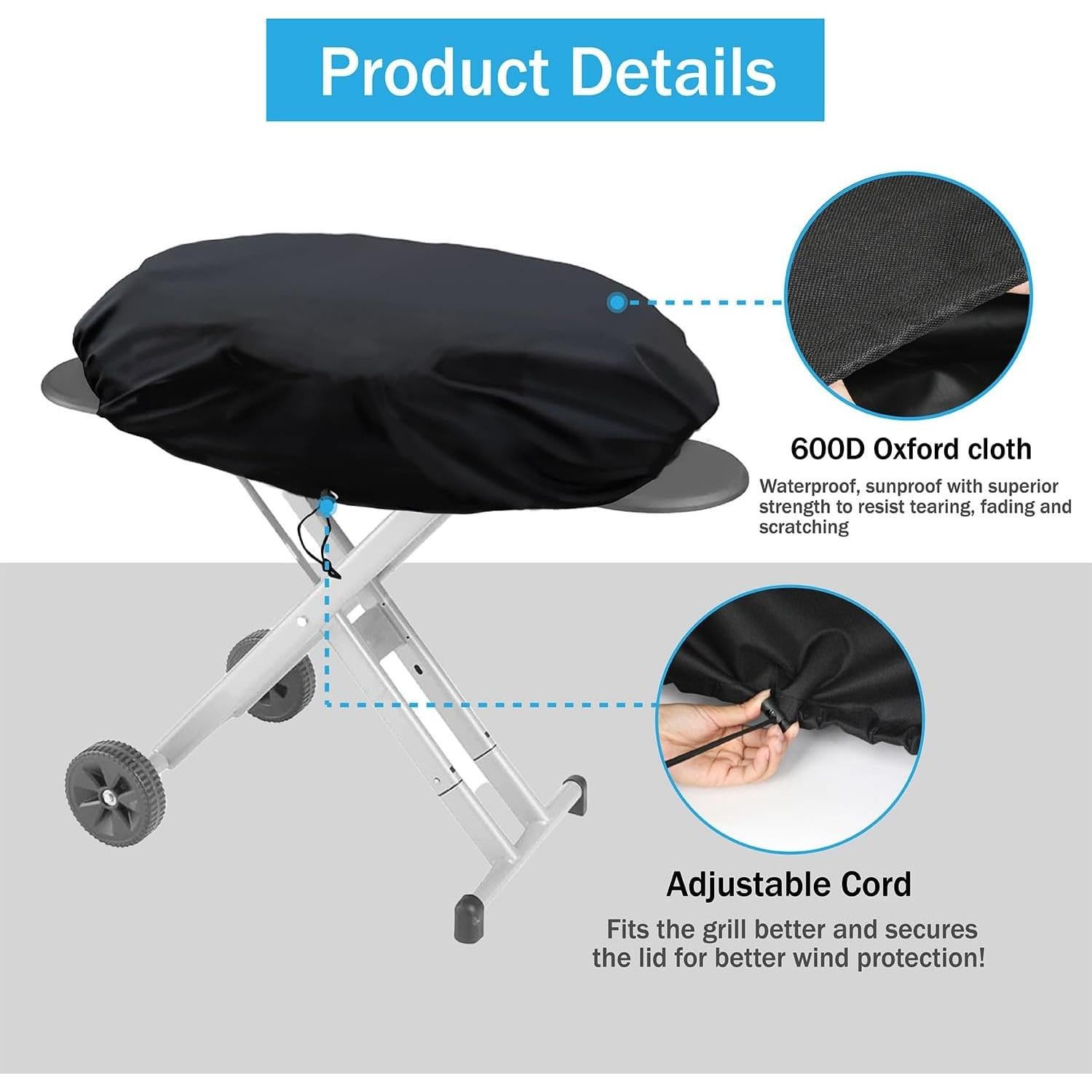 Funda de Parrilla Portátil AEVENZ 93x55x27cm Impermeable