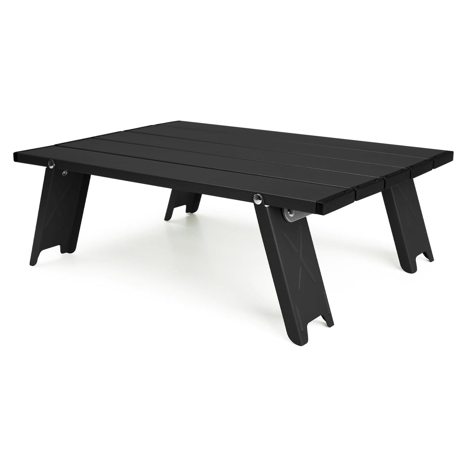 Mesa de Camping Plegable Outplea Mini Negra 40x28.5 cm