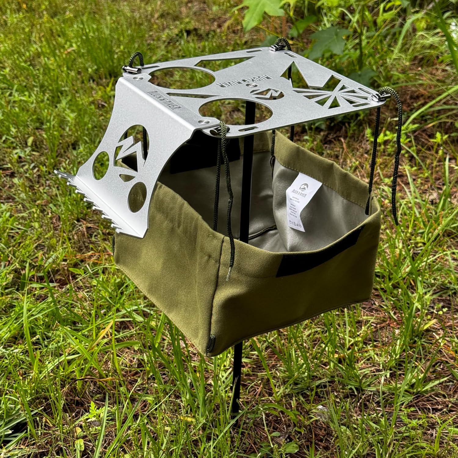 Mesa de Camping Ruck & River - Compacta 20x20cm Altura 58.4cm