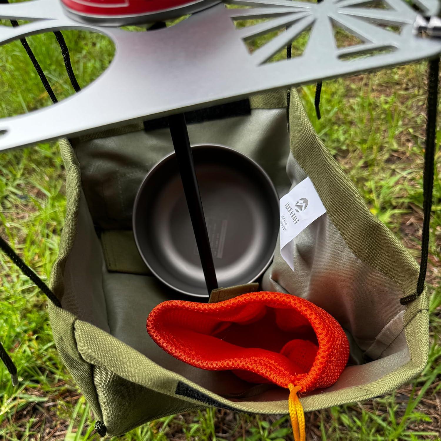 Mesa de Camping Ruck & River - Compacta 20x20cm Altura 58.4cm