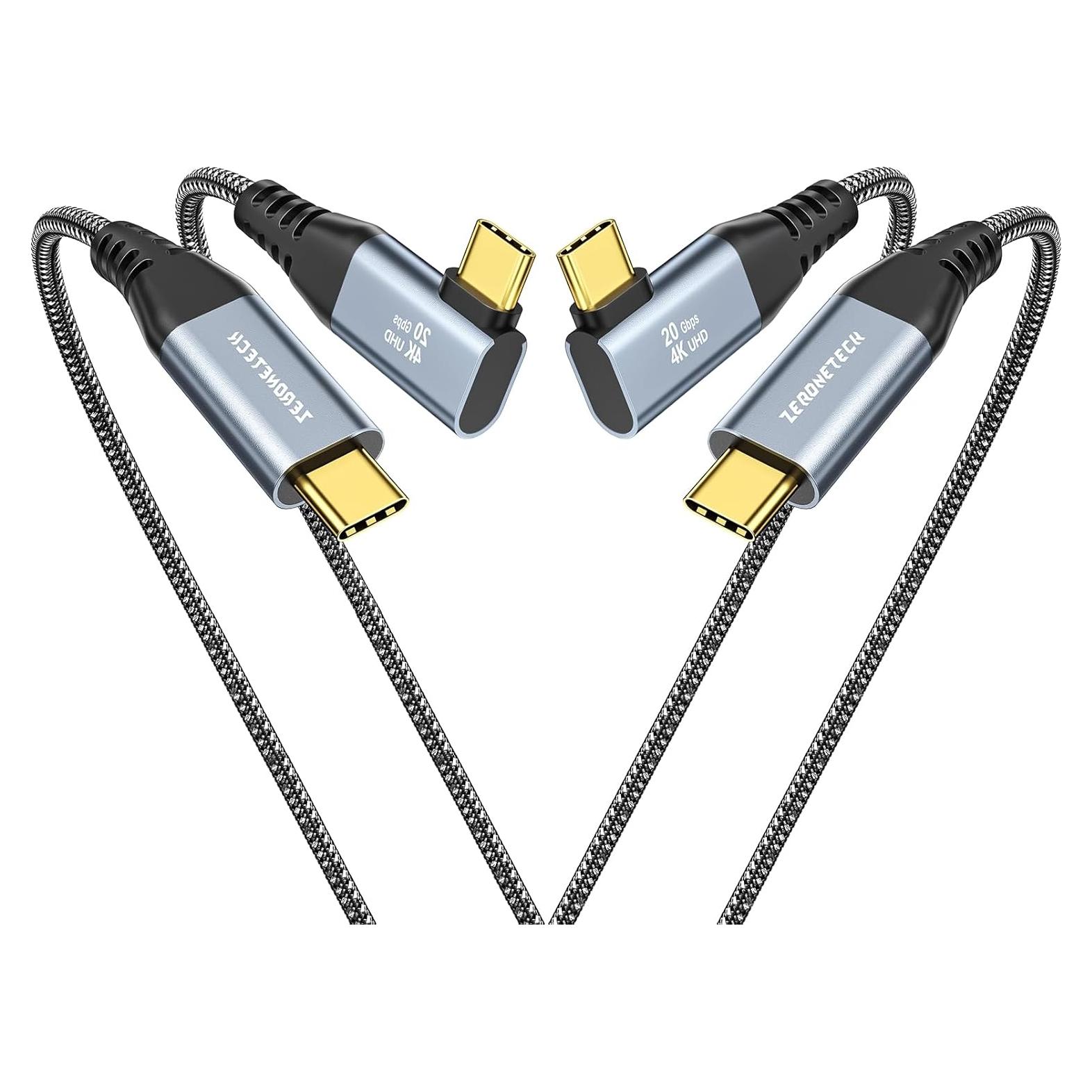 Cable USB C a USB C 2.01m 4K 20Gbps Carga Rápida 100W