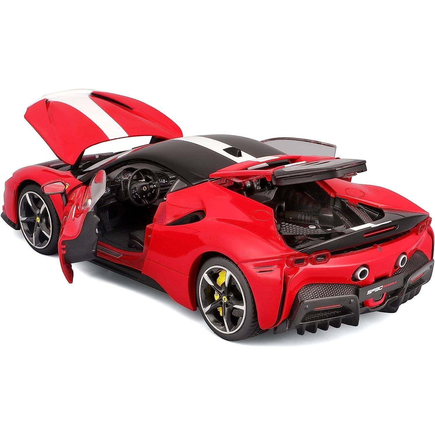 Bburago Ferrari SF90 Stradale Die Cast 1:18 Rojo 29x17x12cm