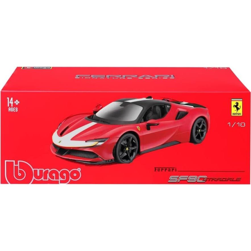 Bburago Ferrari SF90 Stradale Die Cast 1:18 Rojo 29x17x12cm
