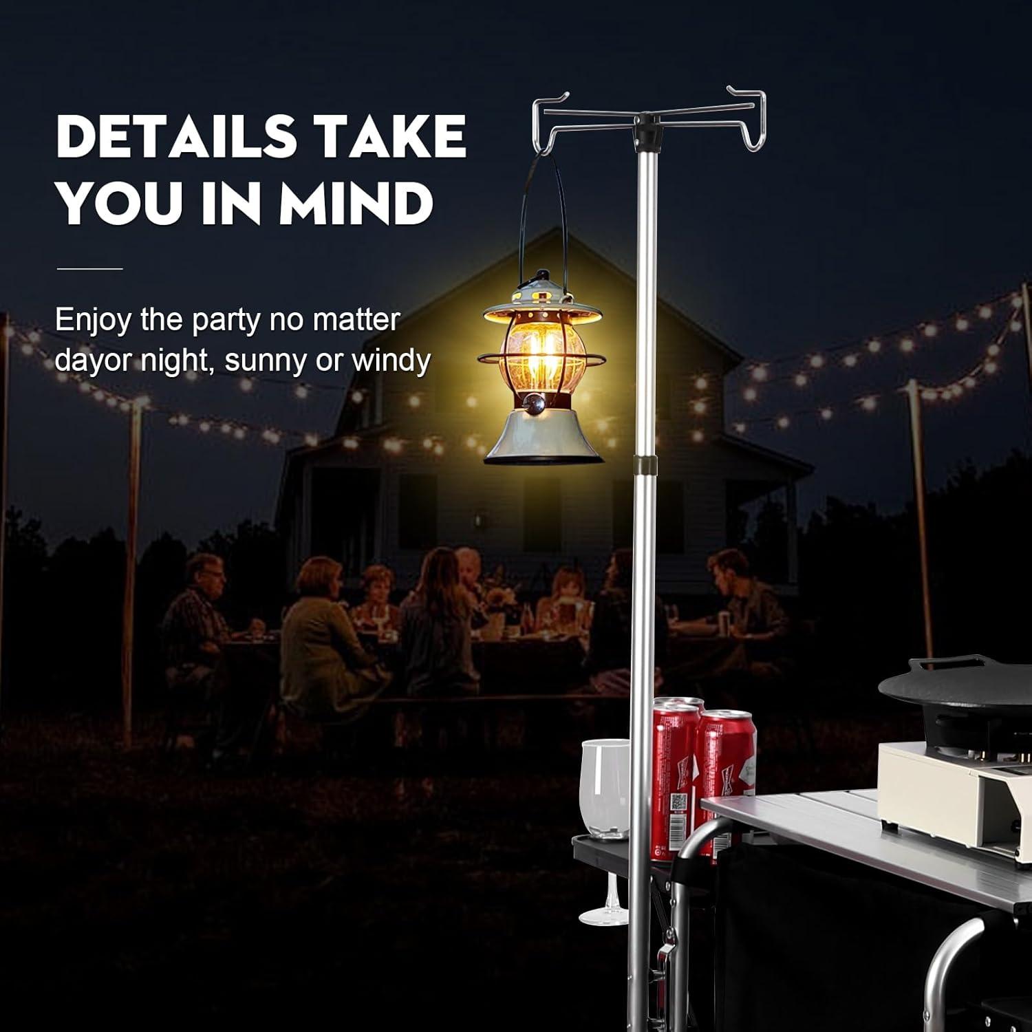 Mesa de Cocina Plegable Pnbfhn 118 cm Aluminio para Camping