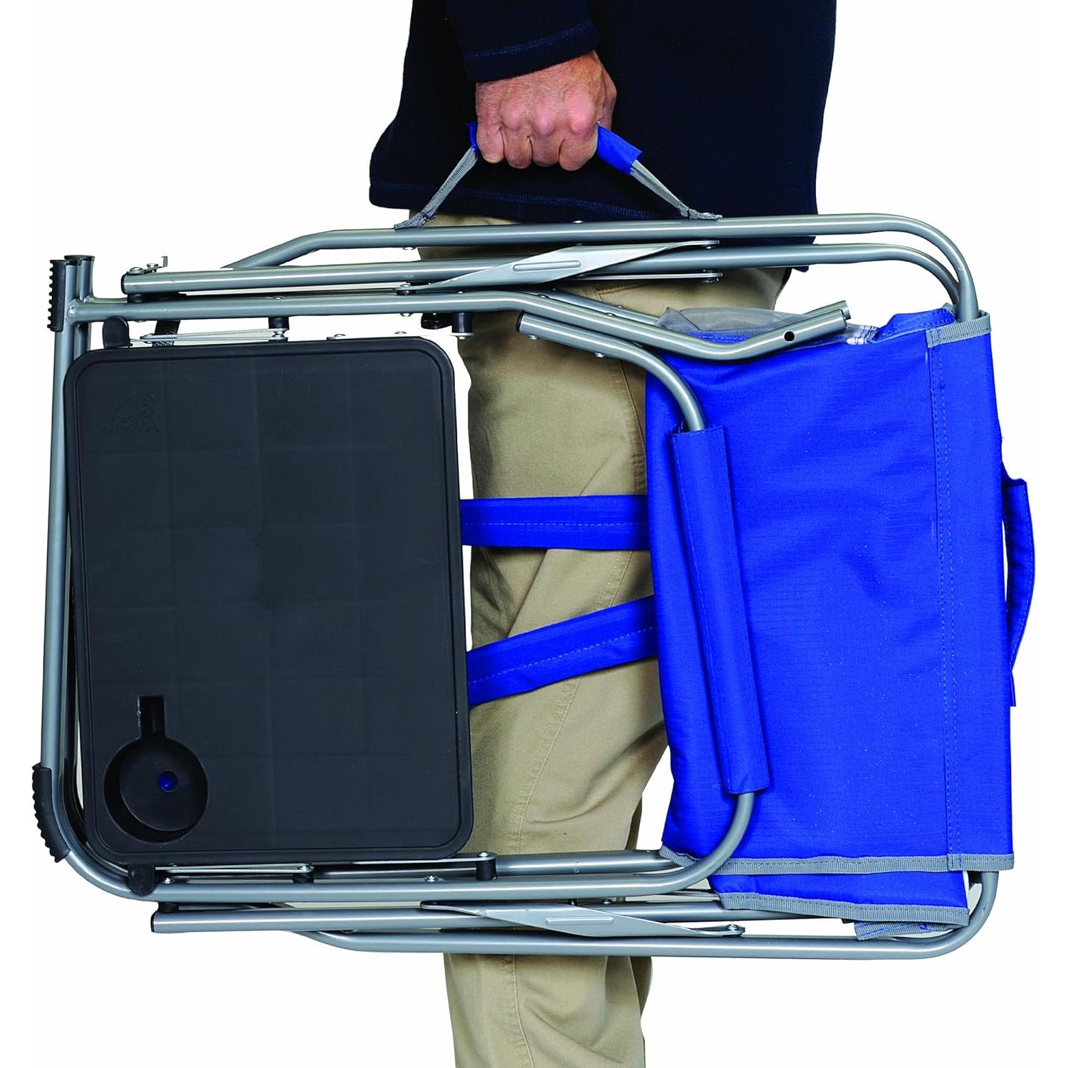 Silla Plegable GCI Outdoor Slim-Fold Azul para Eventos