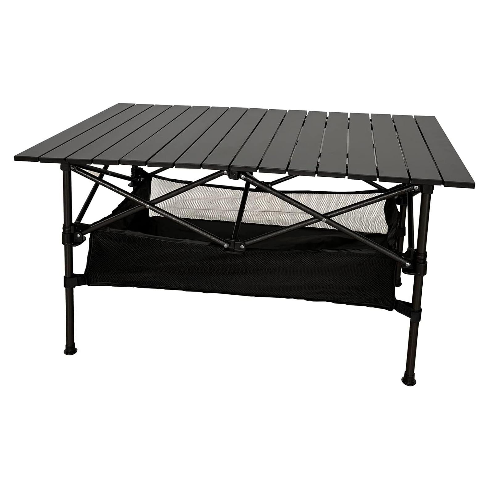 Mesa de Camping Plegable LEADALLWAY 95x55x50 cm para 4 Personas