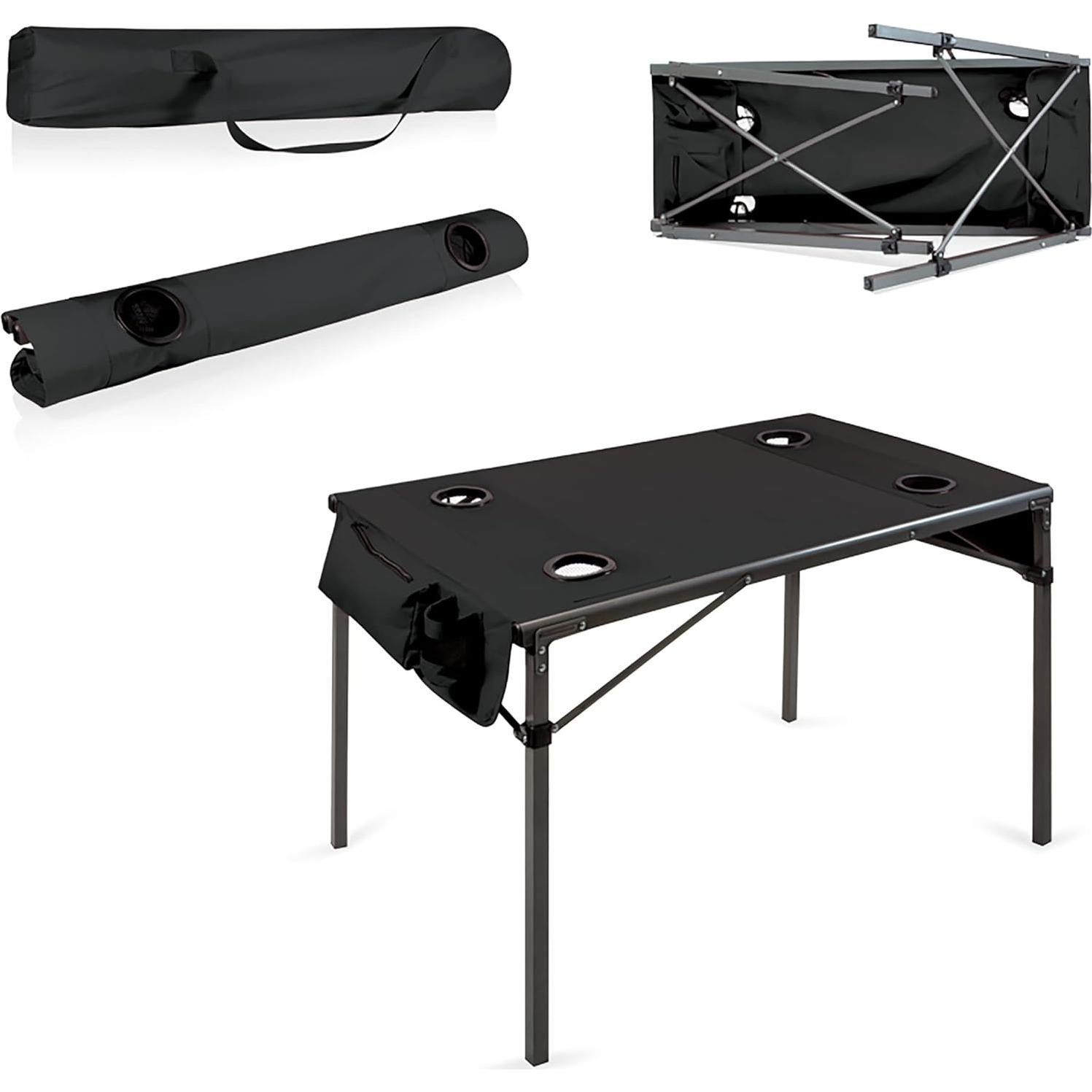 Mesa de Viaje Plegable Oniva Picnic Time 108x70 cm Negra