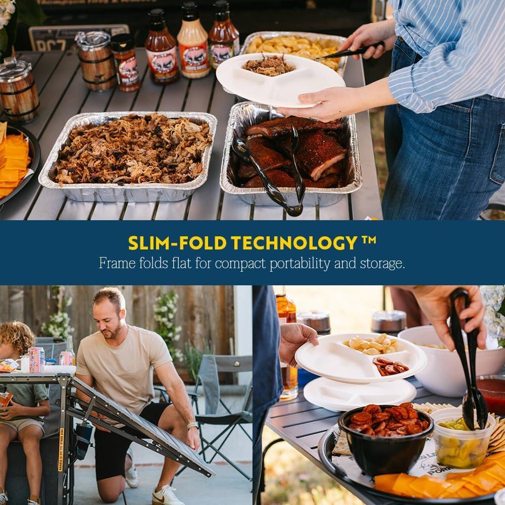 Mesa Plegable GCI Outdoor Slim-Fold XL para 6 Personas