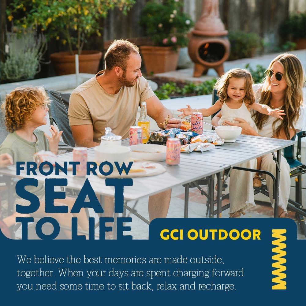 Mesa Plegable GCI Outdoor Slim-Fold XL para 6 Personas